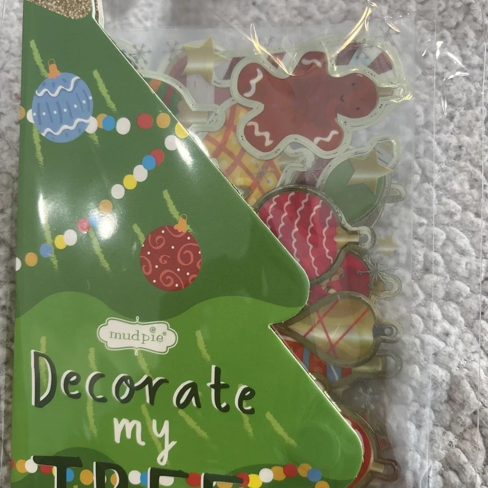 Mudpie Decorate My Tree Sticker Book, Christmas Stocking Stuffer Idea